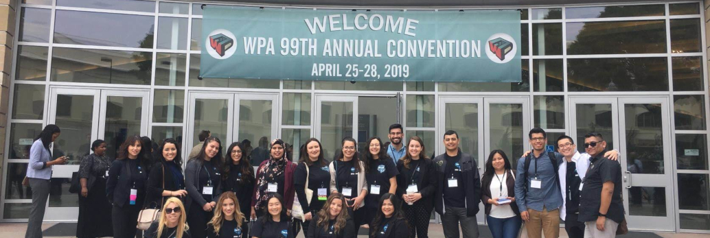 Psi Chi students at the 2019 WPA Conference at the Pasadena Convention Center