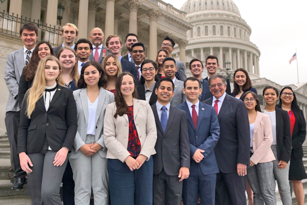 group of students in Washington, D.C.