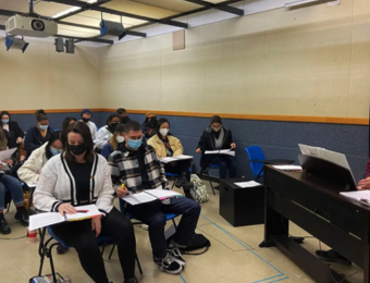 On with the show! Theatre and music departments are back to in-person performances.