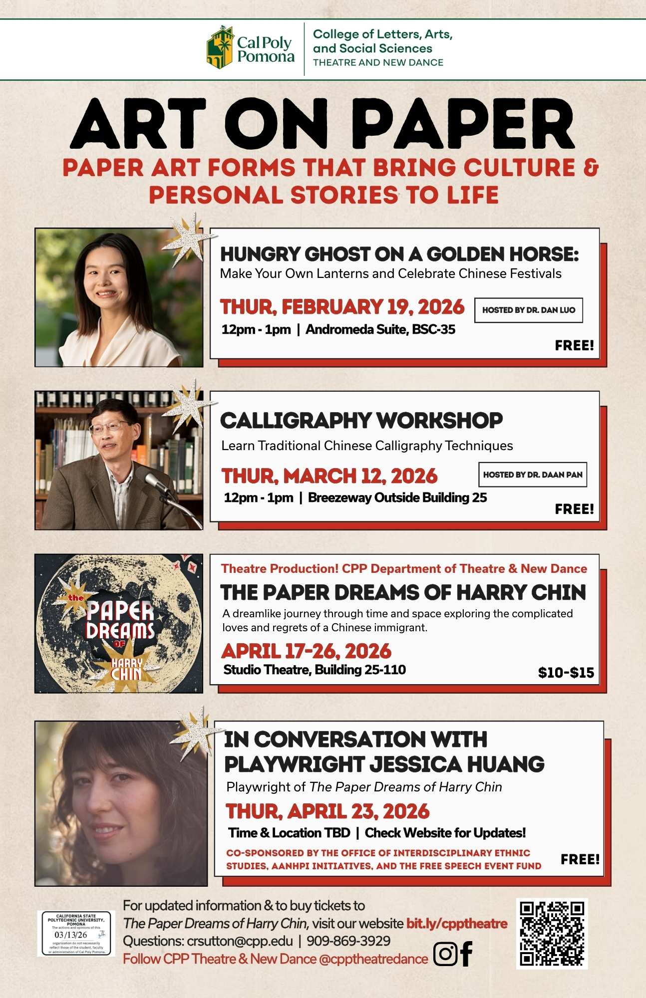 Paper Dreams Community Events