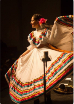 lady dancing in folklorico