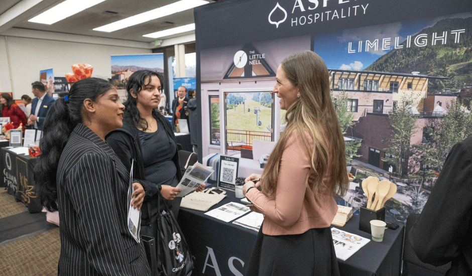picture fo the hospitality management career expo