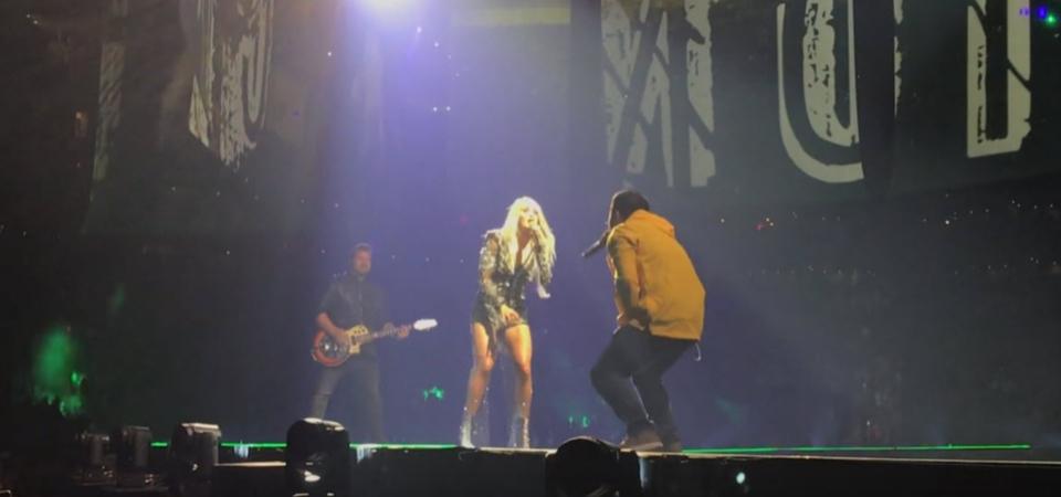 Carrie Underwood Invites a Collins Alumnus to Perform With Her Onstage