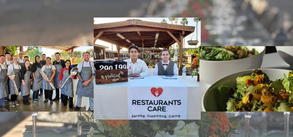 Chef Cramer Volunteers with Students at The Grateful Table 