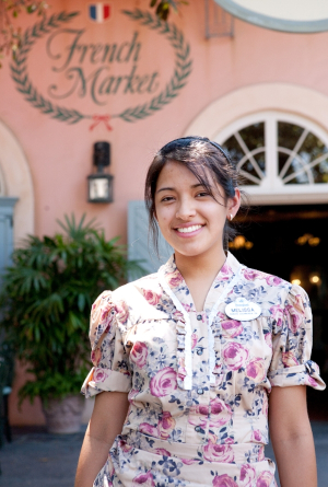 Melissa Palomino outside the French Market