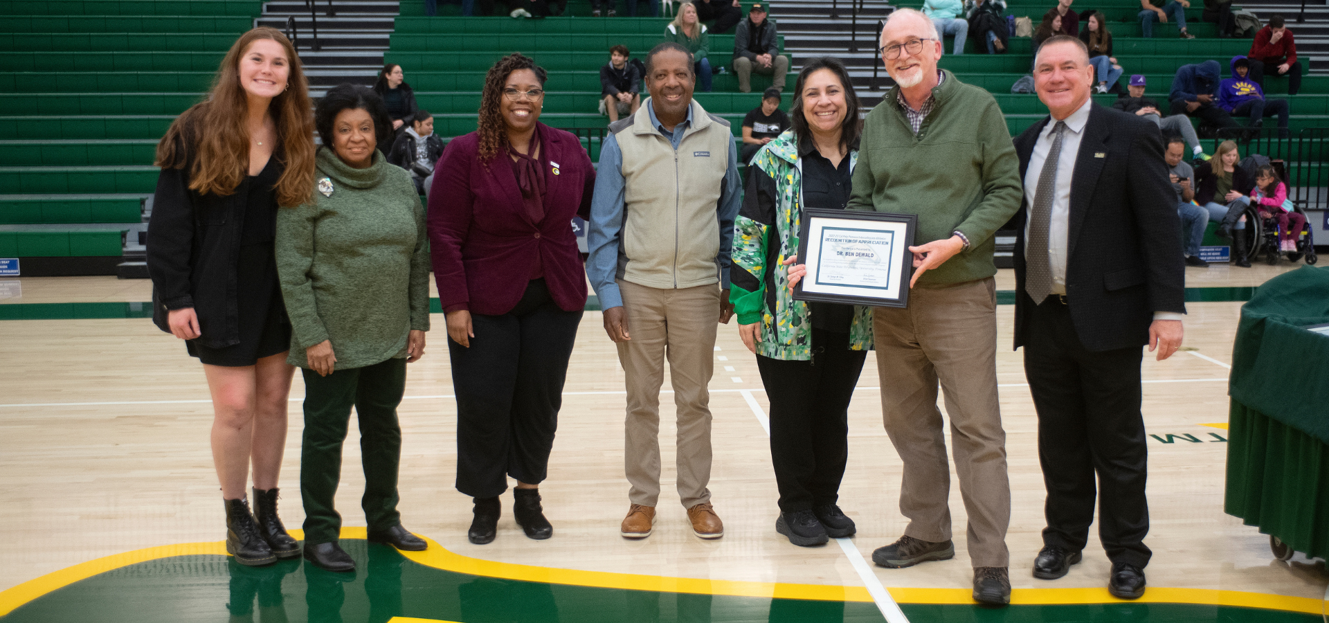 Dr. Ben Dewald Recognized by Bronco Athletics