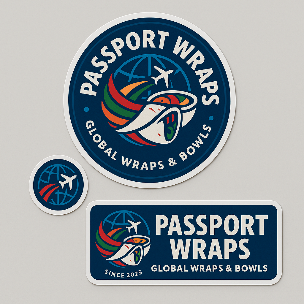 Sticker design for Passport Wraps
