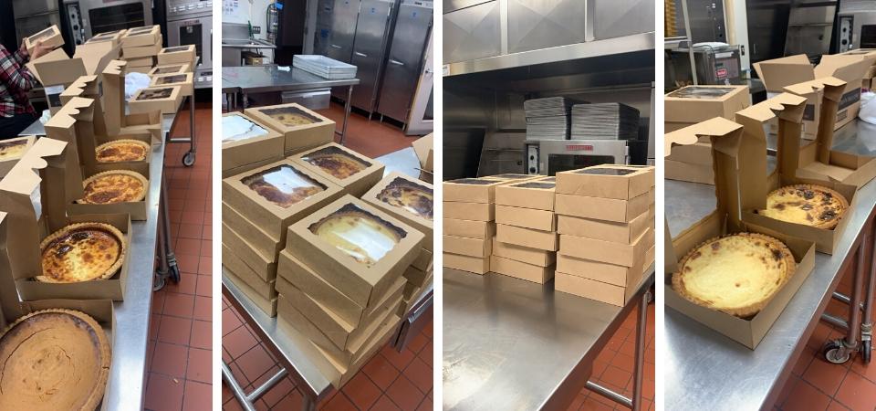 Food and Beverage Professionals Bake Pies for Thanksgiving