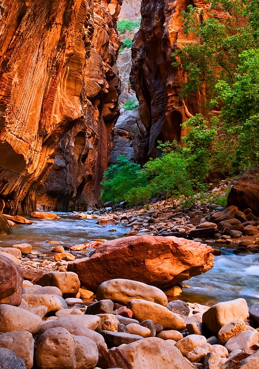 A state park with canyons 