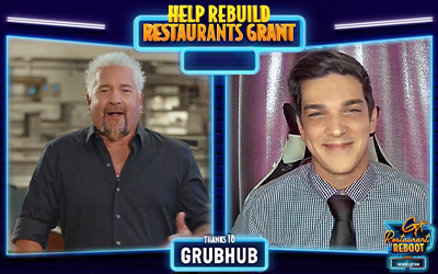 Guy Fieri and Matthew Delaney