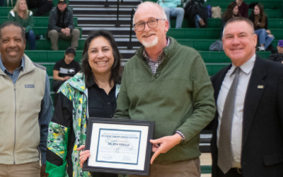 Professor Dewald Recognized by Bronco Athletics
