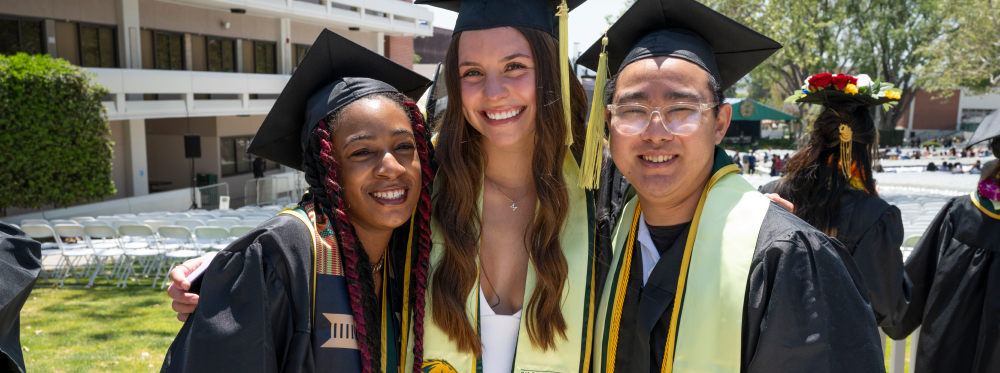 Collins students at graduation