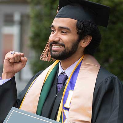 Male college of business graduate