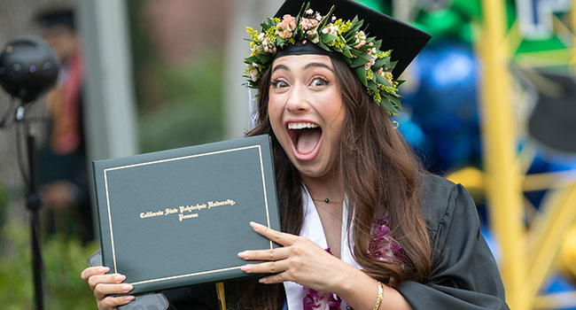 Female Collins Graduate