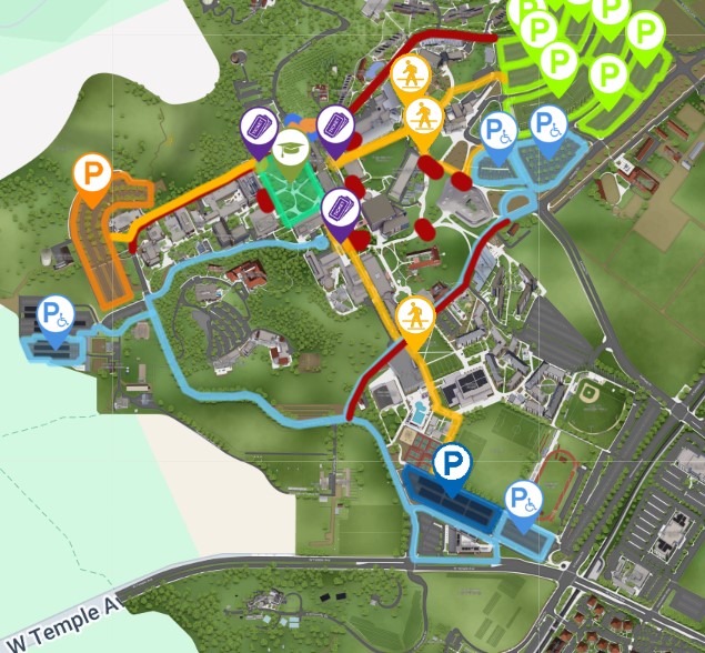 Screenshot of Parking Map