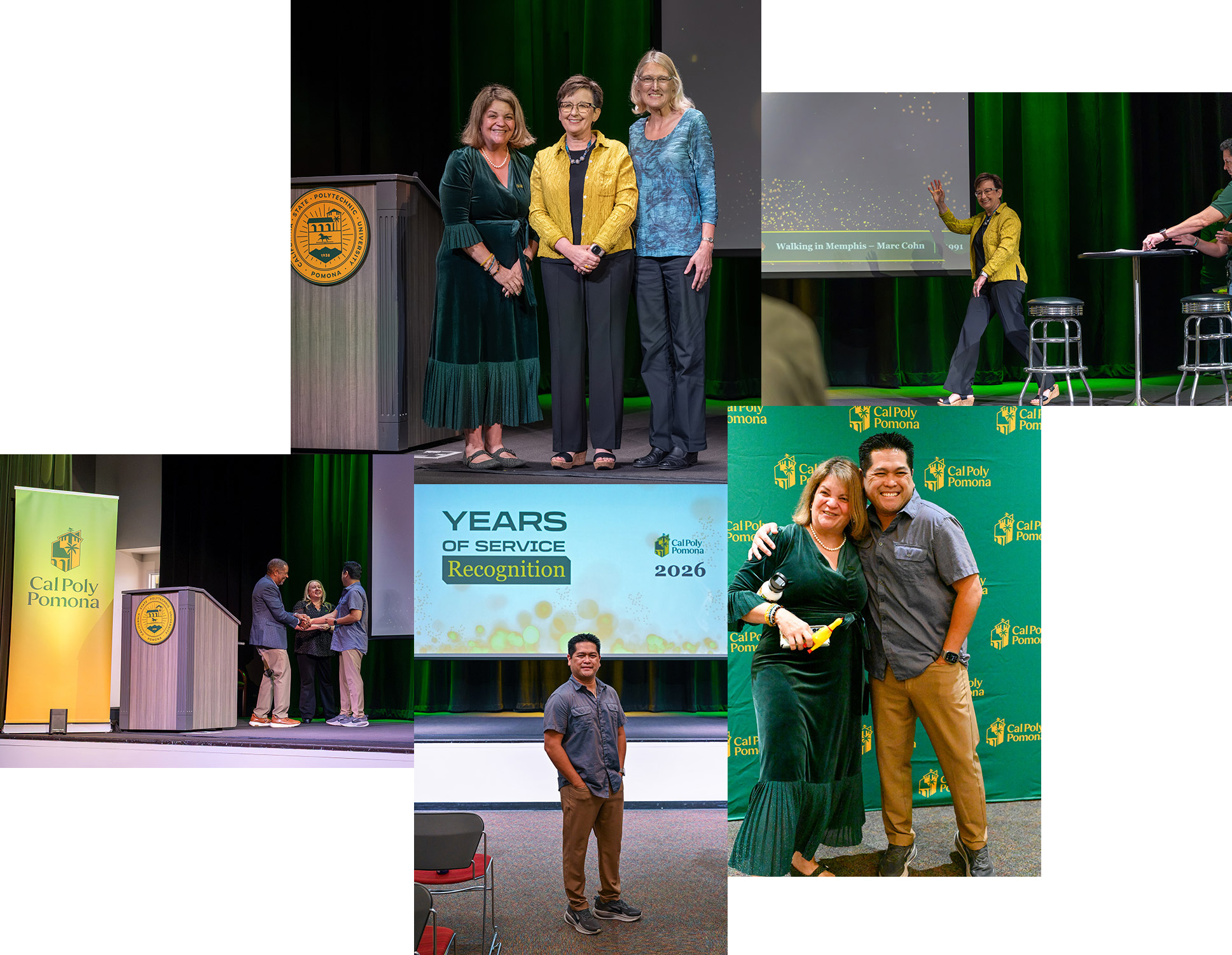 collage of years of service recognition