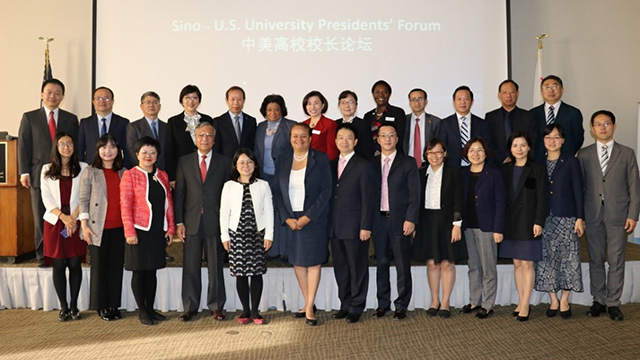 sino china delegation group picture