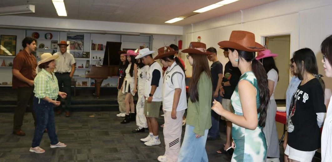 students at intercultural event