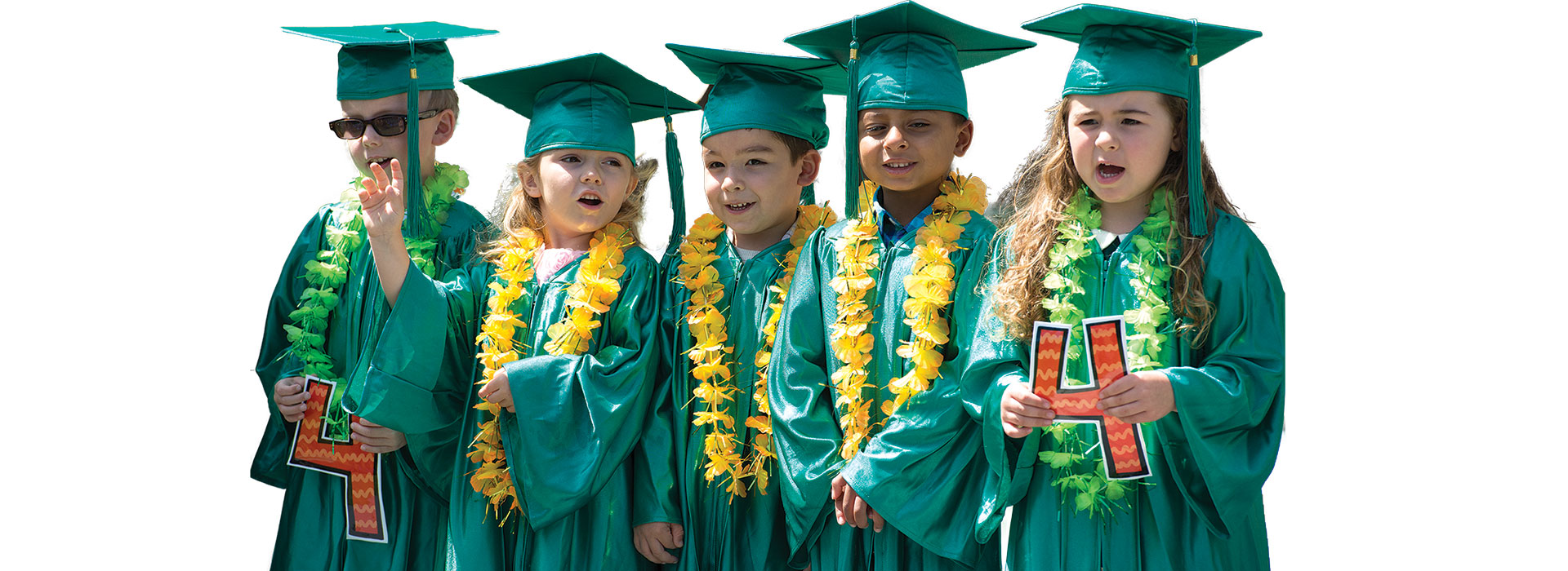 A group of Children Center graduates