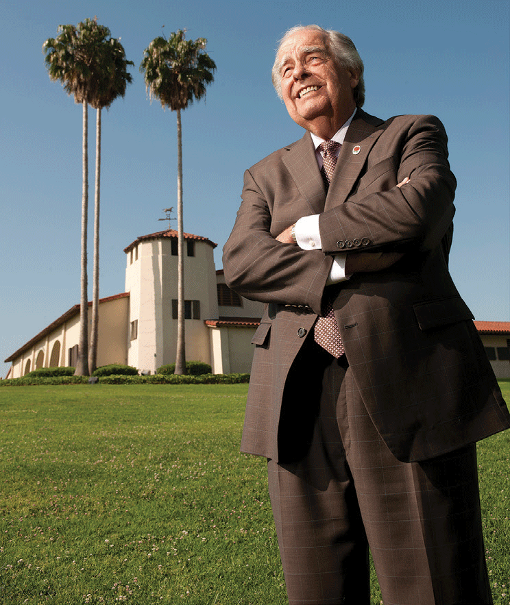 Ron Simons and a view of the old stables