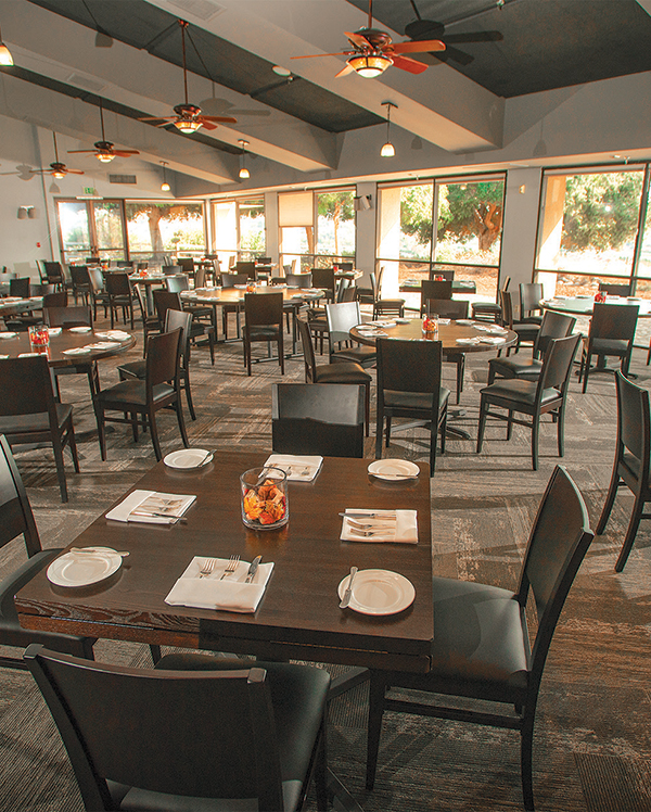 The Restaurant at Kellogg Ranch while empty.