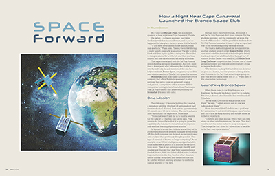 Screenshot of Space Forward Story