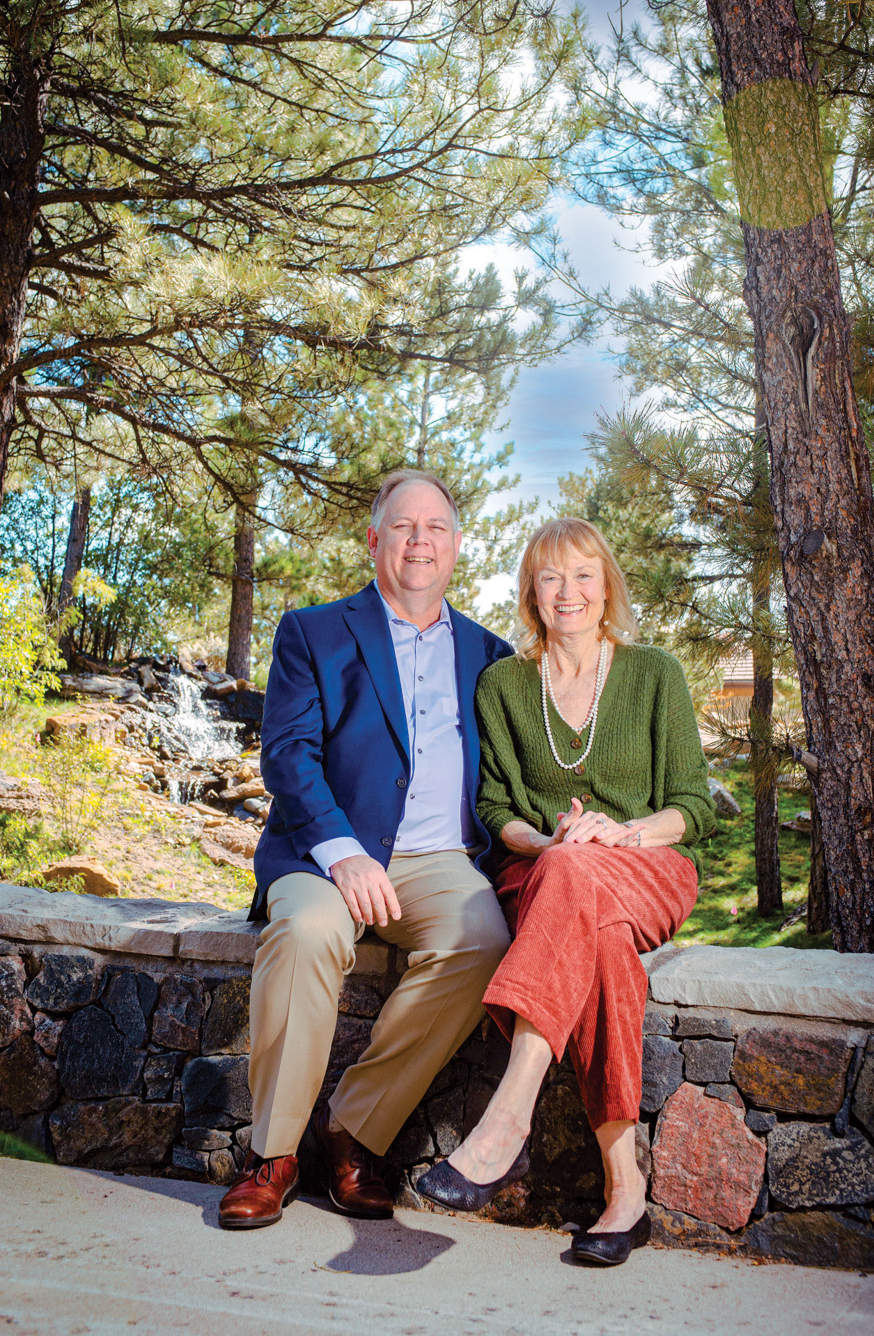 David and Ruth Singelyn at their home