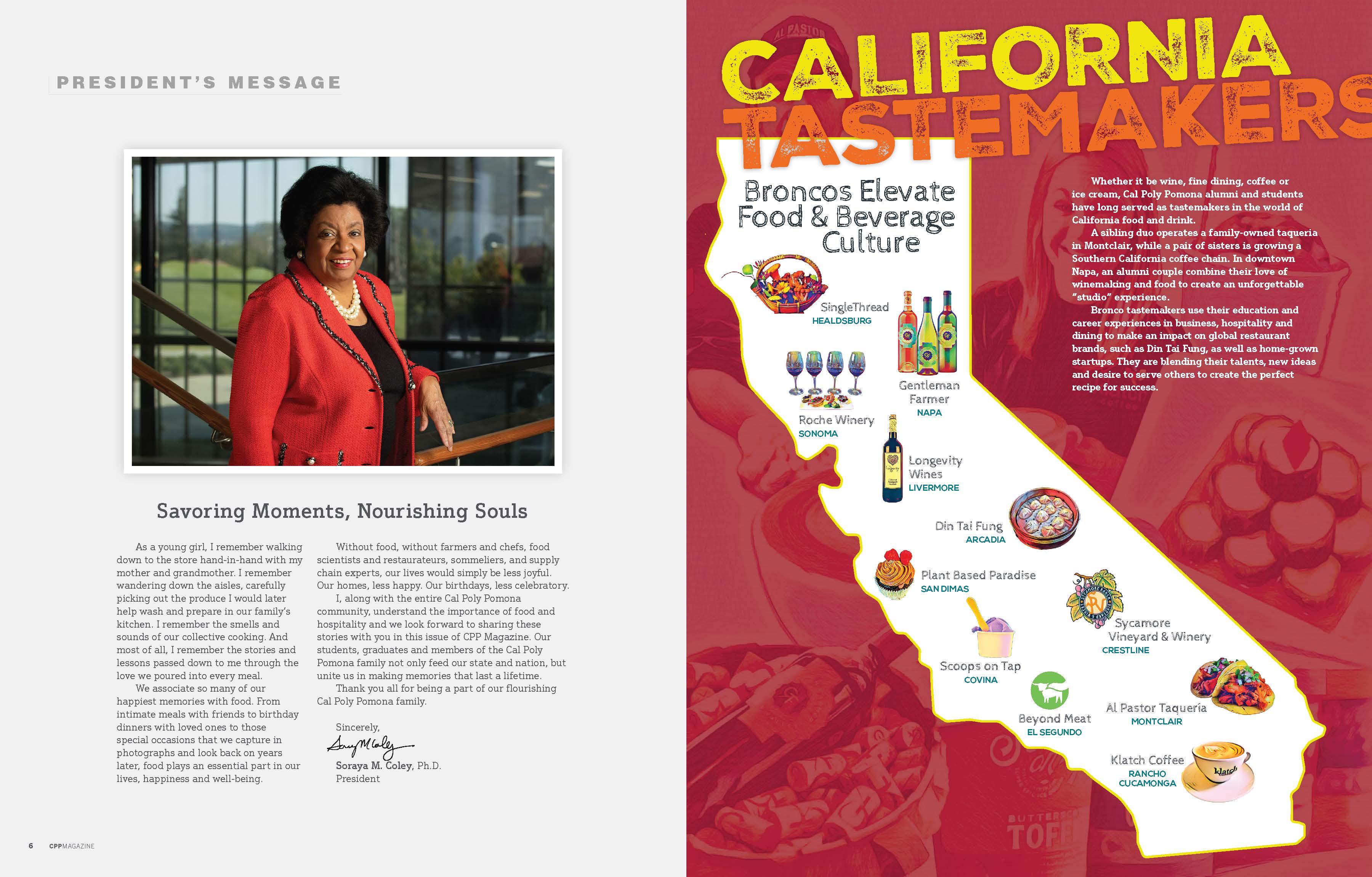 Screenshot of California Tastemakers