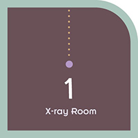 Graphic that says 1 x-ray room