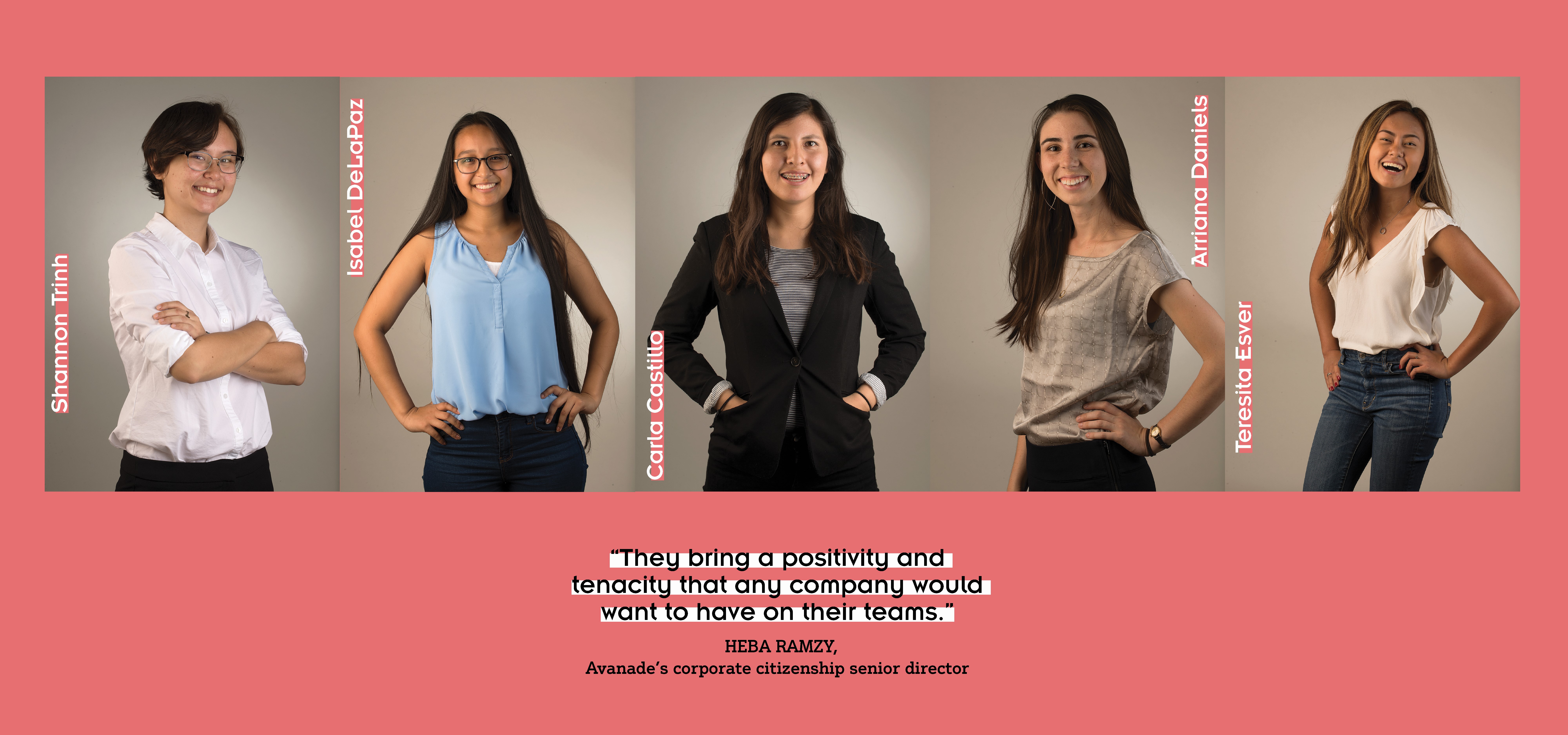 Avanade scholarship recipients