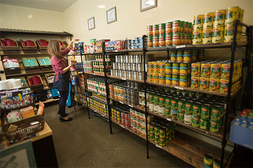 Fully stocked Poly Pantry