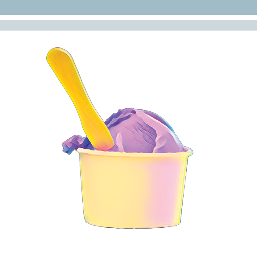 Ice cream in a cup