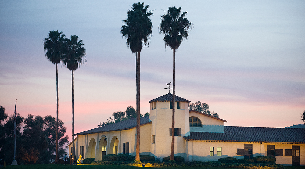 University Plaza and Courtyard at Sunset