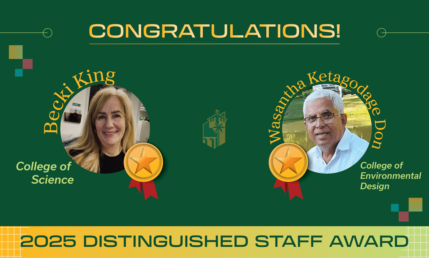 2025 Staff Award Winners, Becki King and Wasantha Ketagodage