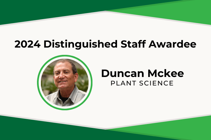 Congratulations Duncan Mckee for receiving the 2024 Staff Award.