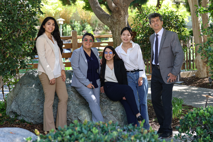 Image of five people of the CREST team. Photo by Nicolas Esparza.