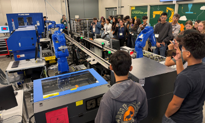 An inside look at Cal Poly Pomona’s College of Engineering Vy and Timothy Li Automation Lab, which was unveiled last May. Photo/courtesy of CPP