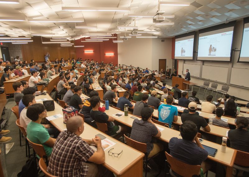 Group of students in the classroom