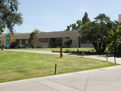 front of bronco student center