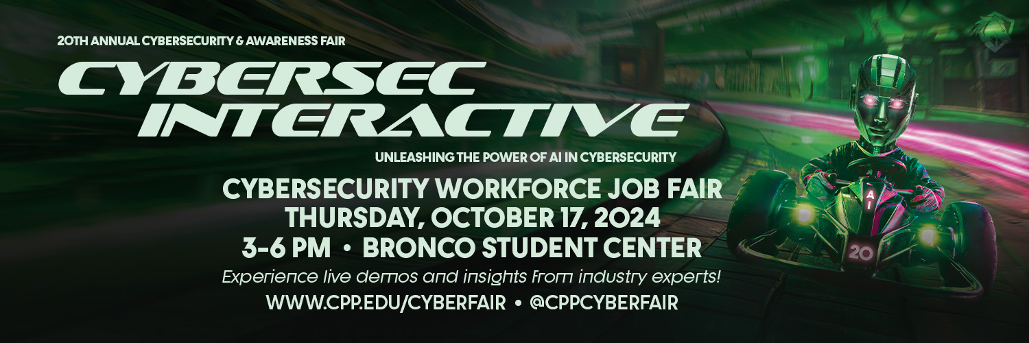 Cybersecurity Job Fair October 17, 2024 2-6 p.m.