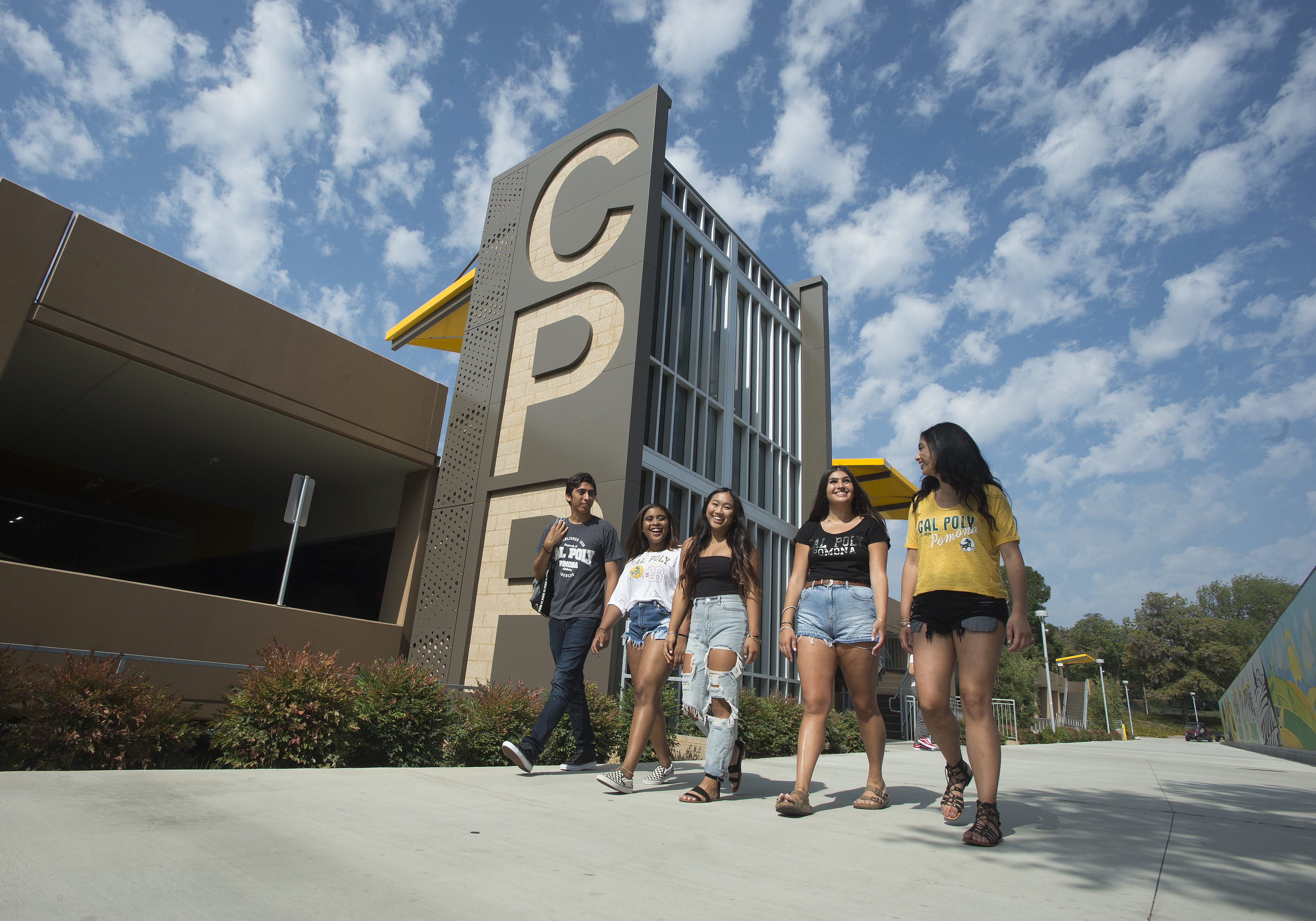 Students & Mural