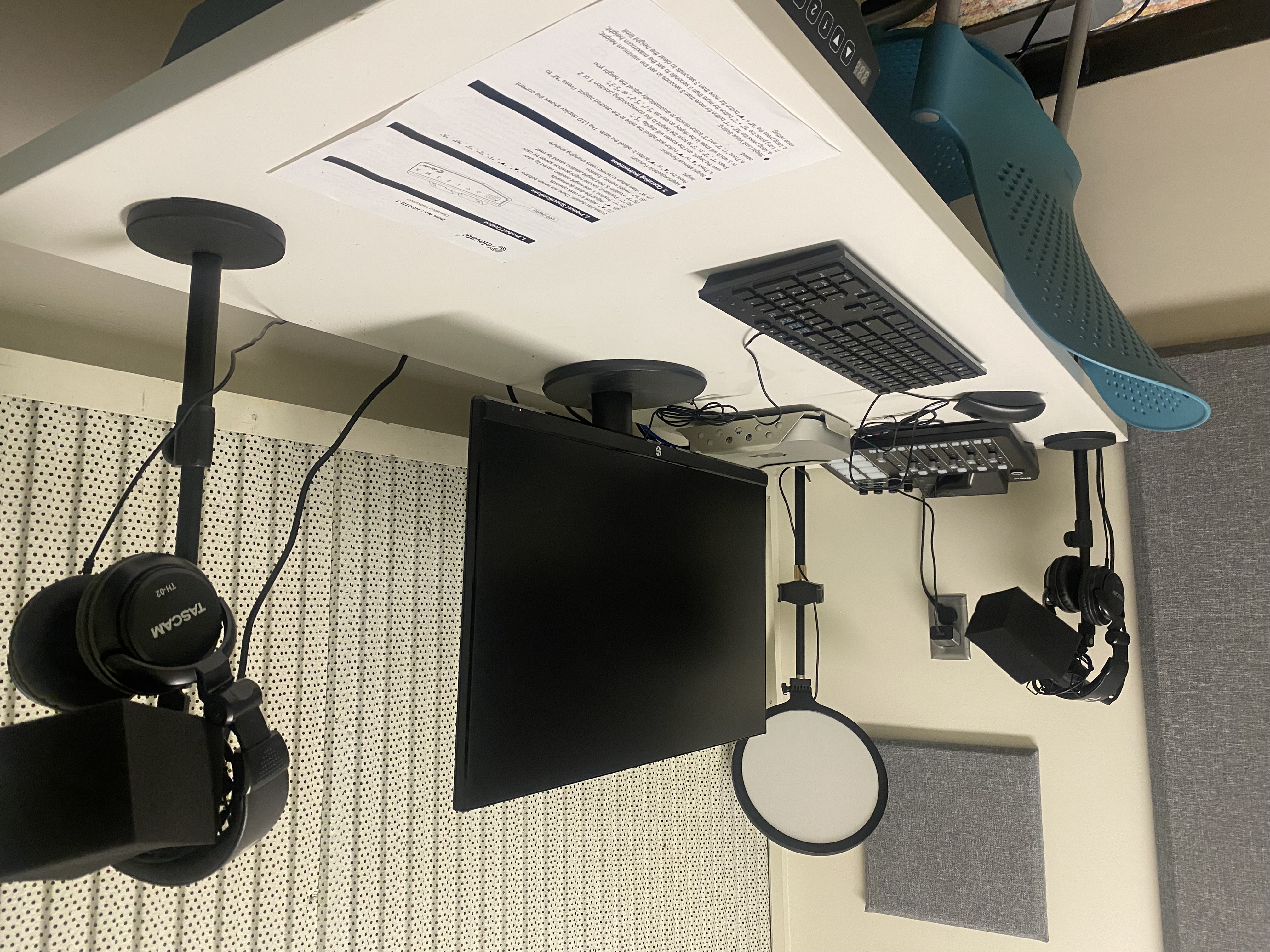 Close-up of the 24-113 Media Studio workstation