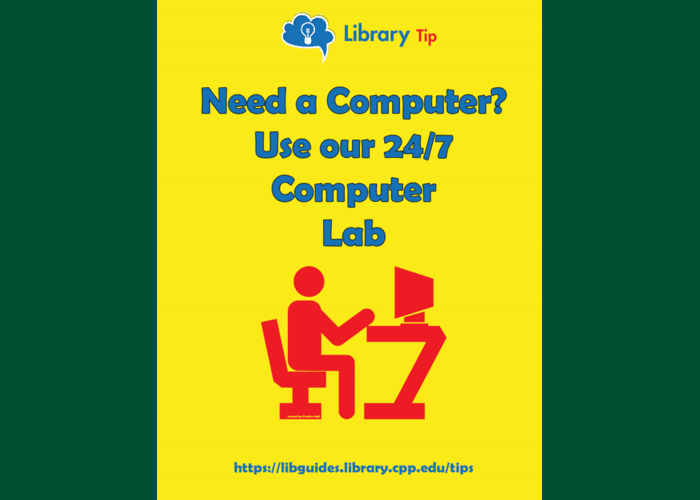 24/7 Computer Labs Library Tip 