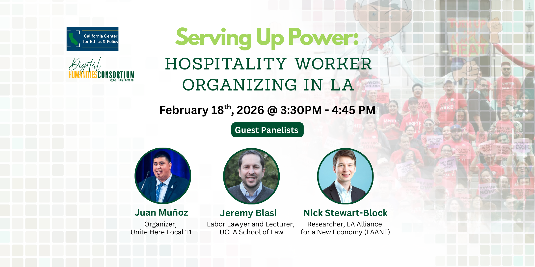Serving Up Power: Hospitality Worker Organizing in Los Angeles