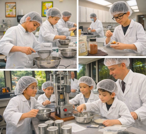 little chefs in the kitchen