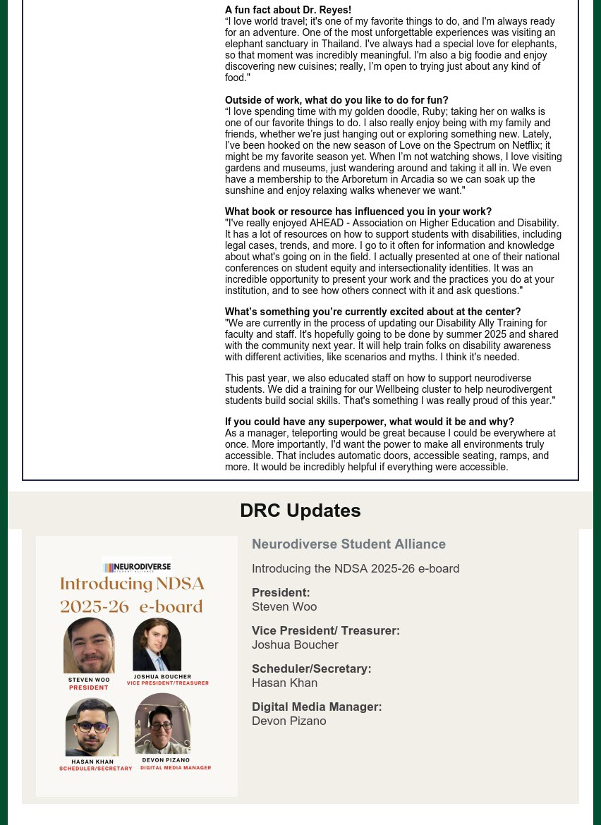 Page 4 of newsletter. Text is available in previous issues section.