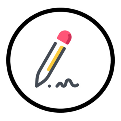 icon of a pencil