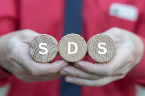 Blocks with the letters SDS