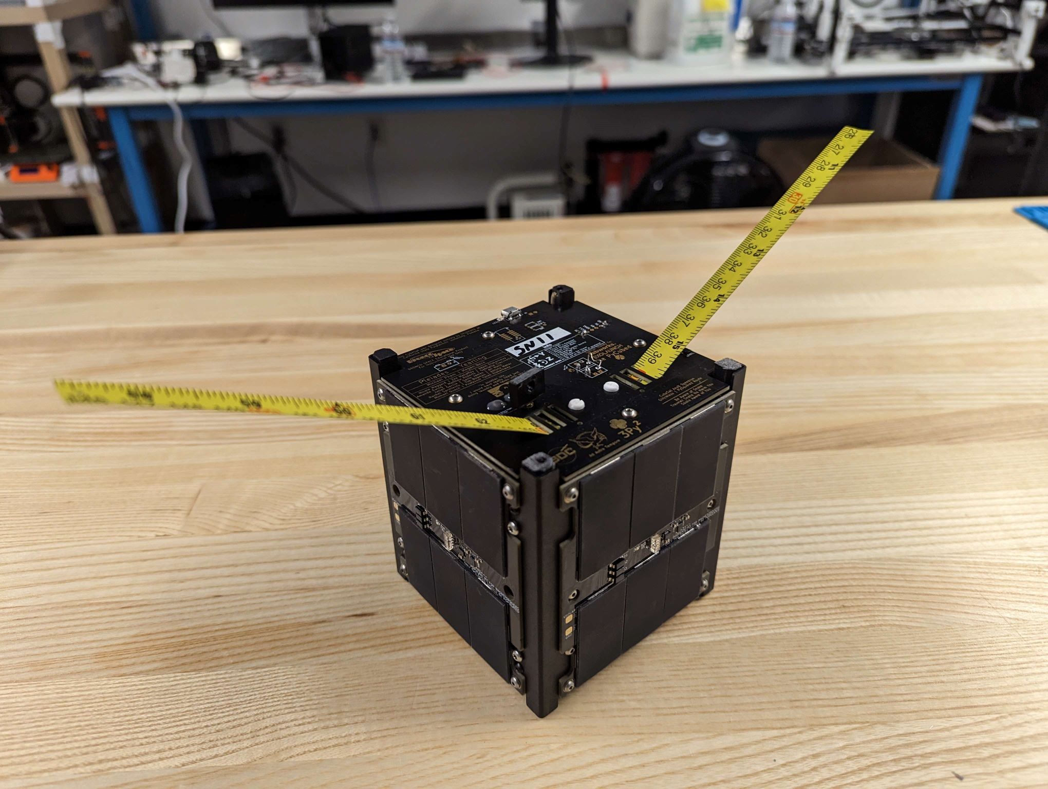 A CubeSat produced by CPP College of Engineering's Bronco Space Lab.