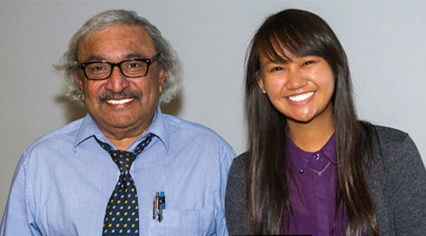 Engineering Professor Rajan Chandra who was at Cal Poly Pomona for 35 years.